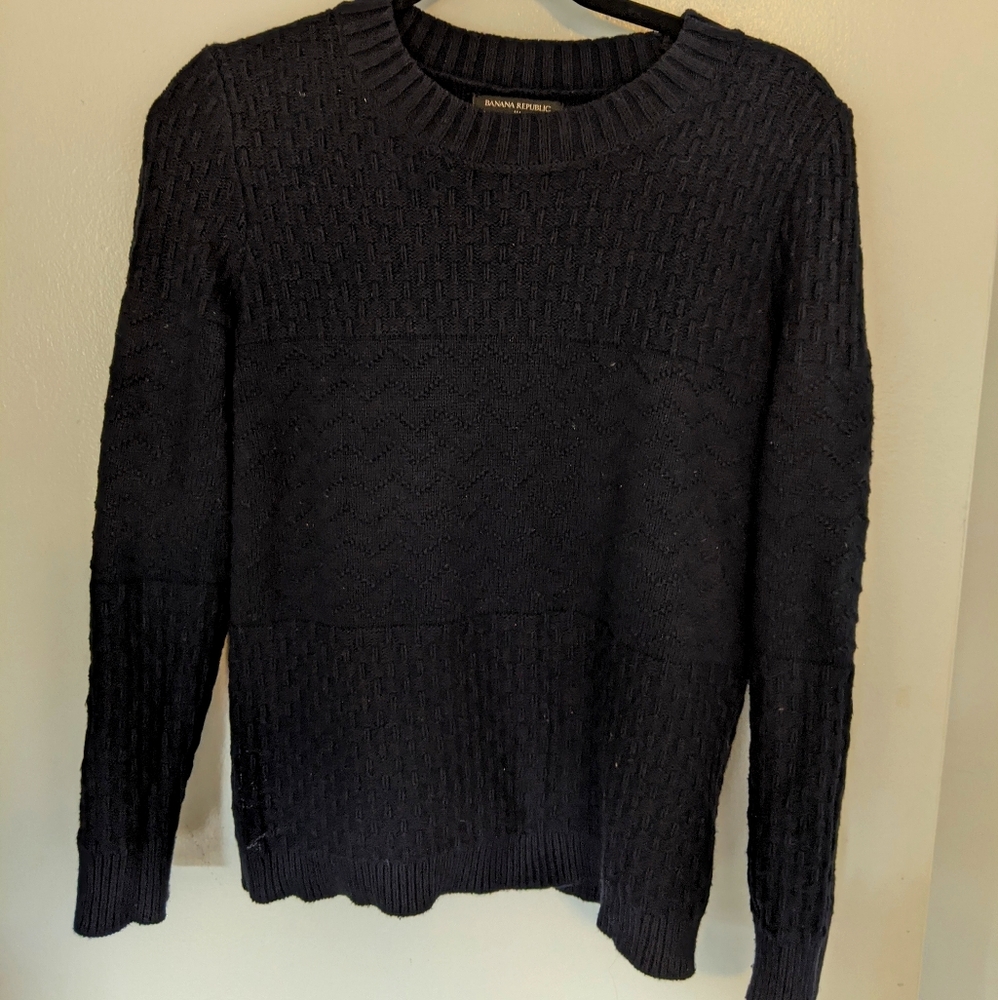 Dark navy blue sweater